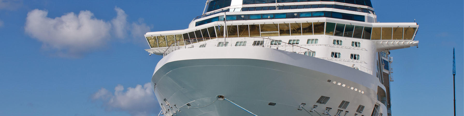 Huge Cruise Ship Tied to Pier